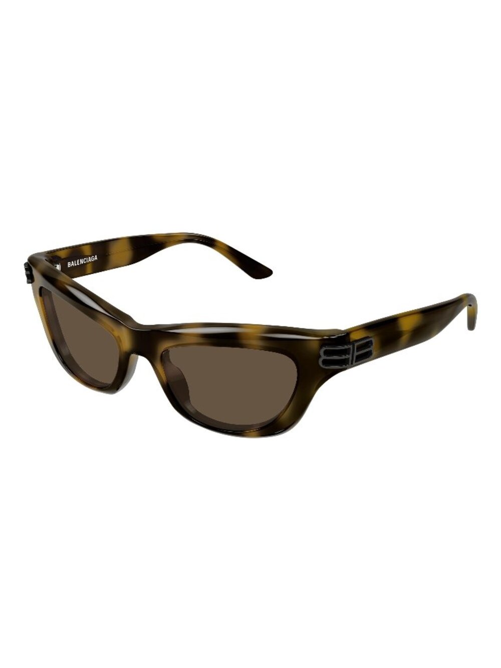 New Balenciaga Women's Sunglasses Havana Brown Lens Acetate Frame BB0430S 006 54